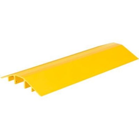 VESTIL Extruded Aluminum Hose & Cable Crossover, Yellow, 48" x 21-1/8" x 3-9/16" XHCR-48-Y